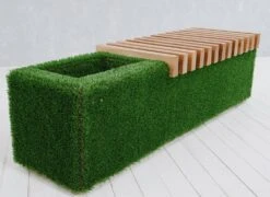 Gartenbank Mit Kasten - Holz, GFK & Kunstrasen - Grün - Feodor 10 Gartenbank Mit Kasten - Holz, GFK & Kunstrasen - Grün - Feodor -Gartentis Verkaufe gartenbank mit kasten holz gfk kunstrasen gruen feodor3