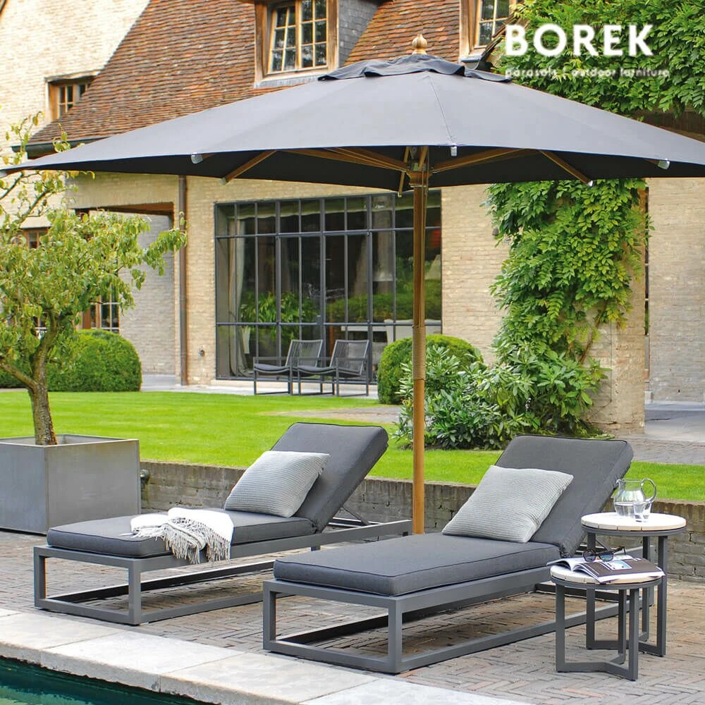 Gartenliege Von Borek - Aluminium - Dunkel Grau - Calcara Liege 5 Gartenliege Von Borek - Aluminium - Dunkel Grau - Calcara Liege – Bild 3