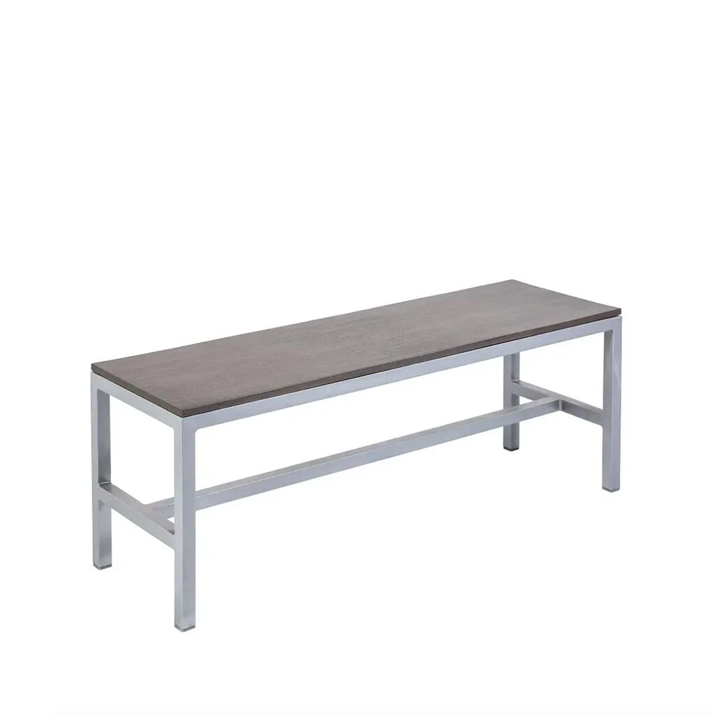 Gartenmöbel Set Aus Aluminium & Resysta - MBM - Gartentisch & 2 Bänke - Dice Dining Set 5 Gartenmöbel Set Aus Aluminium & Resysta - MBM - Gartentisch & 2 Bänke - Dice Dining Set – Bild 3