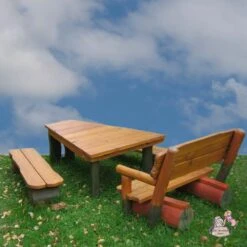Gartenmöbel Set Für Kinder Aus Holz - Tisch Und Gartenbänke - Sitzgarnitur Zwergenland -Gartentis Verkaufe gartenmoebel set fuer kinder aus holz tisch und gartenbaenke sitzgarnitur zwergenland3