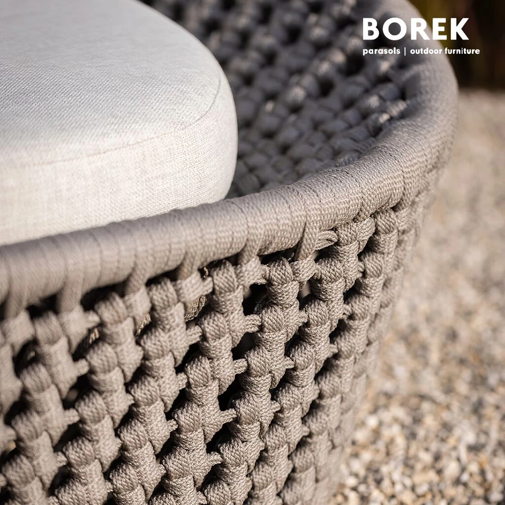 Geflochtenes Outdoor Sonnenbett In Grau Mit Aluminiumgestell - Vigo Tagesbett 5 Geflochtenes Outdoor Sonnenbett In Grau Mit Aluminiumgestell - Vigo Tagesbett – Bild 3