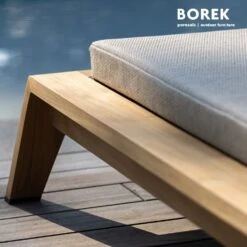 Gepolsterte Gartenliege Aus Teak Mit Rädern Und Verstellbarer Rückenlehne - Borek - Hybrid Lounger 7 Gepolsterte Gartenliege Aus Teak Mit Rädern Und Verstellbarer Rückenlehne - Borek - Hybrid Lounger -Gartentis Verkaufe gepolsterte gartenliege aus teak mit raedern und verstellbarer rueckenlehne borek hybrid lounger3