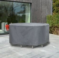 Graue Abdeckhaube Für Möbelgruppe 200x85cm - Hülle Jako