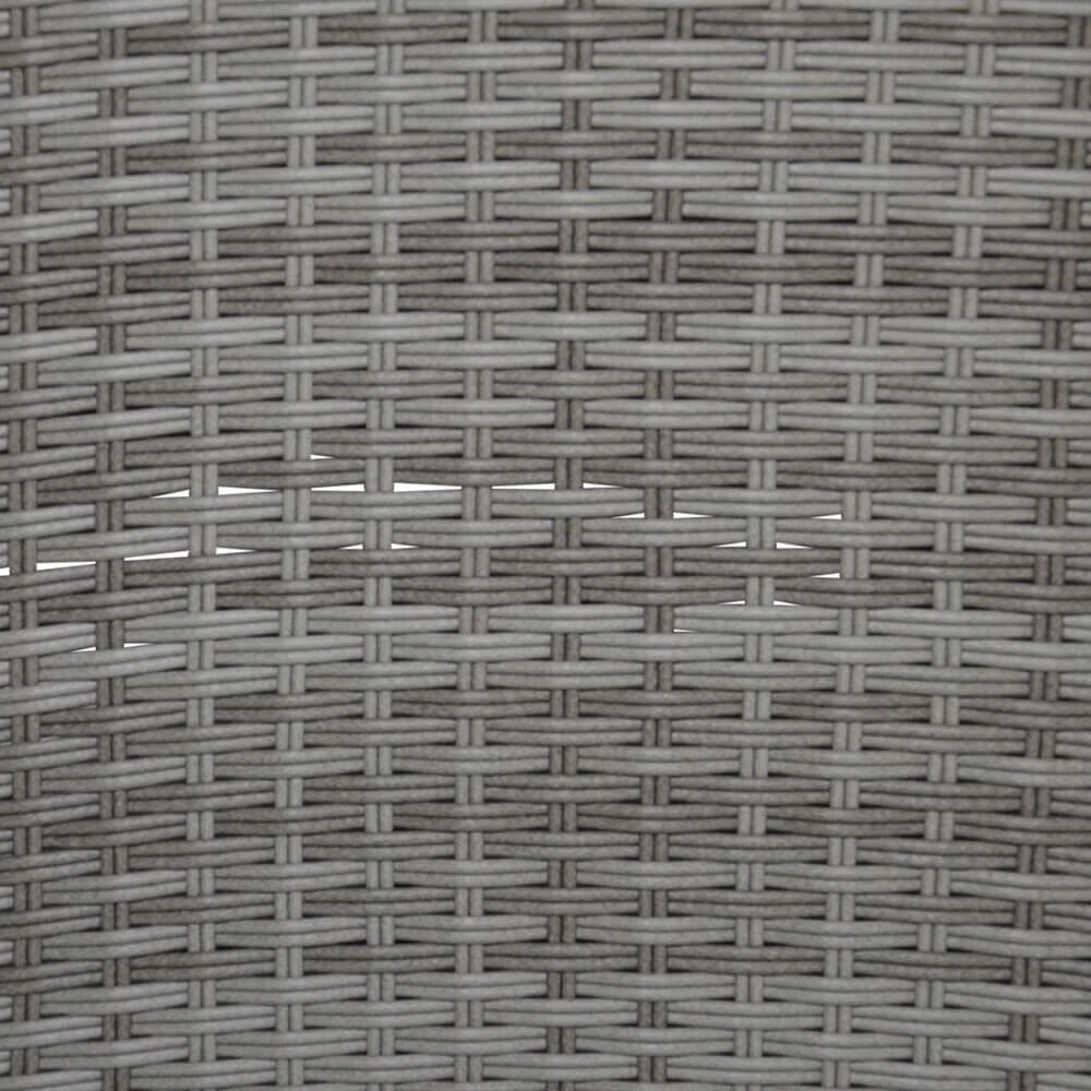 Graue Polyrattan Sitzgruppe - 5-Sitzer - Essecke Gurin 7 Graue Polyrattan Sitzgruppe - 5-Sitzer - Essecke Gurin – Bild 5