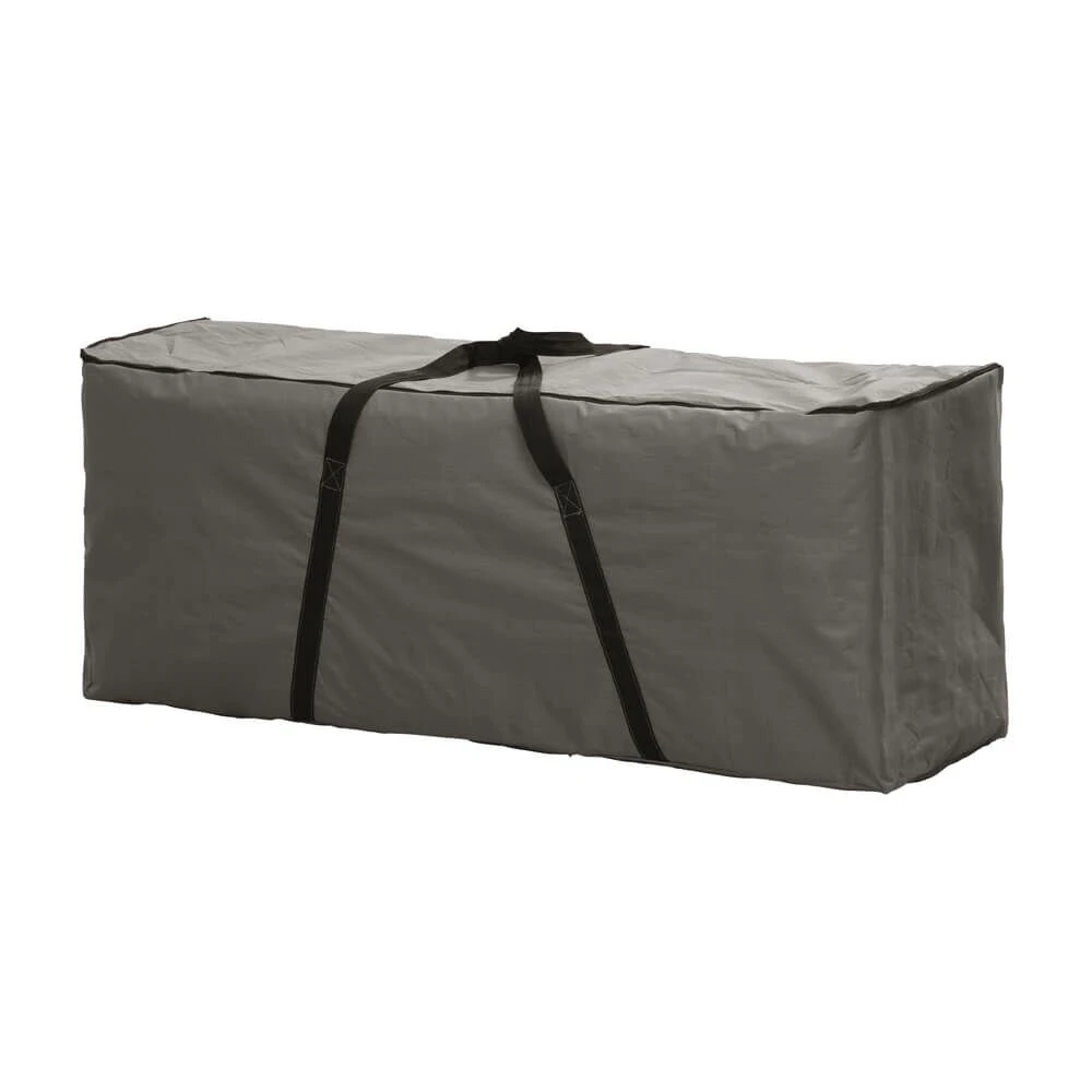 Graue Schutzhülle Für Gartenauflagen 125x40cm - Hülle Limi 5 Graue Schutzhülle Für Gartenauflagen 125x40cm - Hülle Limi – Bild 3