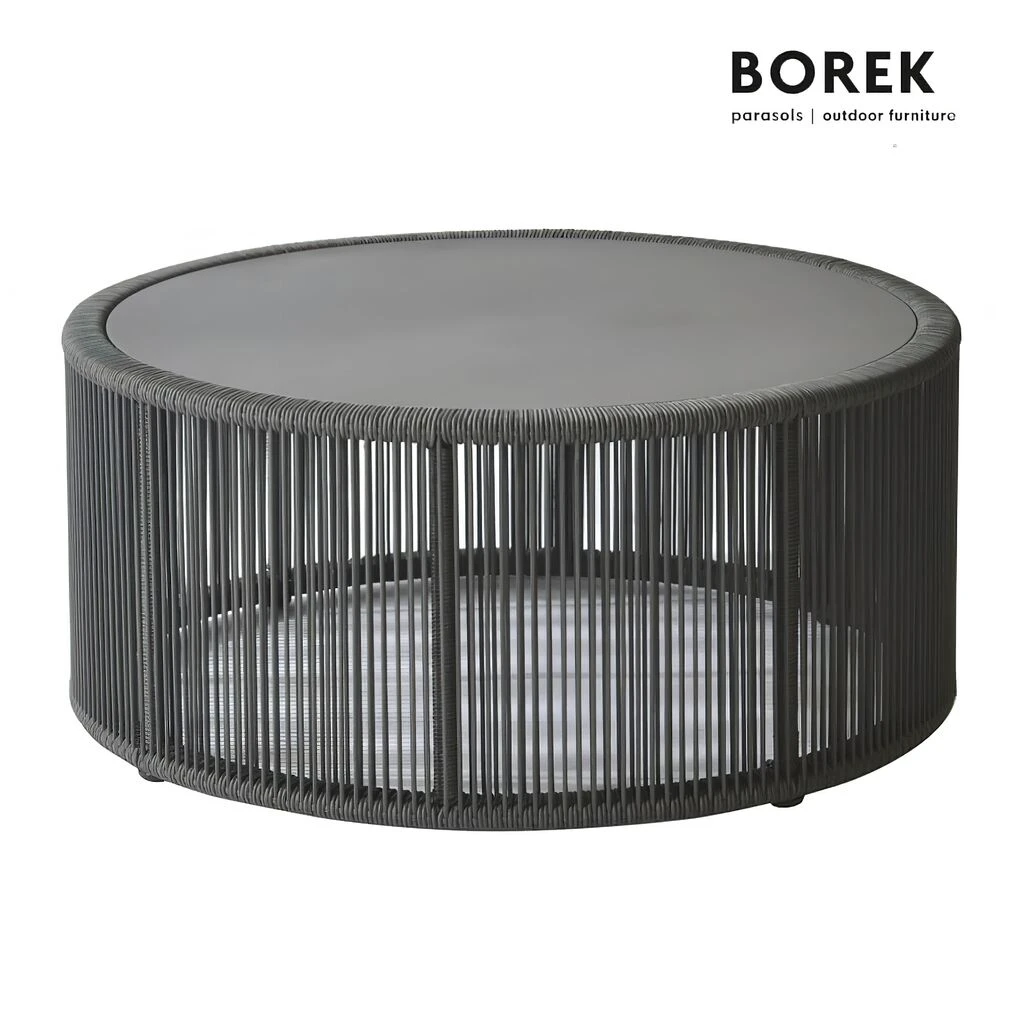 Grauer Loungetisch Mit Ardenza-Rope - Loungetisch Lagos 3 Grauer Loungetisch Mit Ardenza-Rope - Loungetisch Lagos