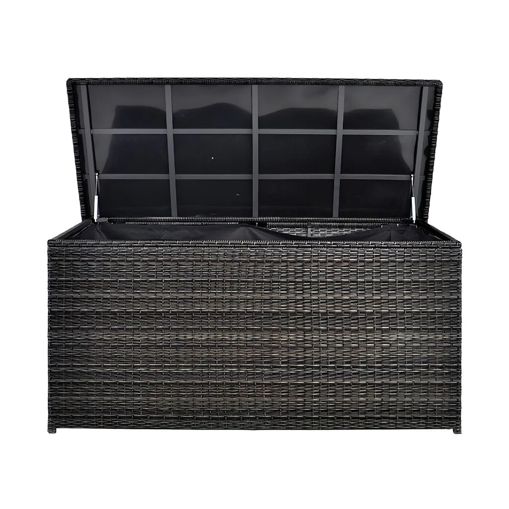 Große Kissentruhe In Rattanoptik Für Den Garten - Kissenbox Refi 4 Große Kissentruhe In Rattanoptik Für Den Garten - Kissenbox Refi – Bild 2