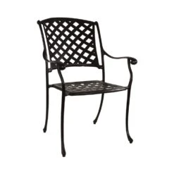 Große Landhaus Sitzgruppe Für 6 Personen Aus Aluminium Schwarz - Kings Bistroro -Gartentis Verkaufe grosse landhaus sitzgruppe fuer 6 personen aus aluminium schwarz kings bistroro3