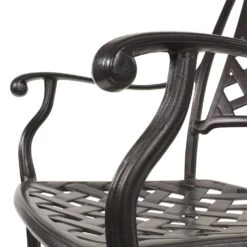 Große Landhaus Sitzgruppe Für 6 Personen Aus Aluminium Schwarz - Kings Bistroro -Gartentis Verkaufe grosse landhaus sitzgruppe fuer 6 personen aus aluminium schwarz kings bistroro6