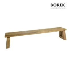 Große Teakholz Gartenbank Von Borek - 250cm - Gartenbank Parga