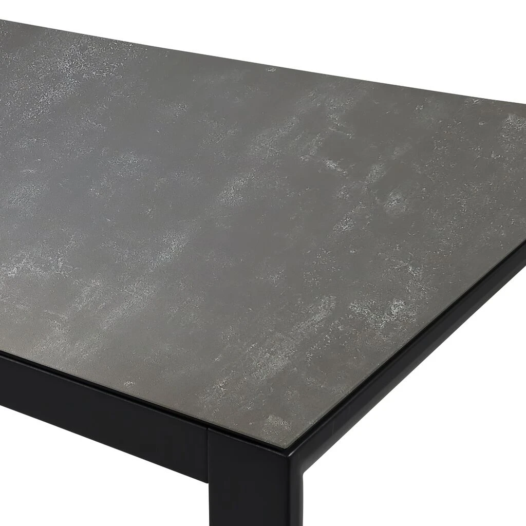 Großer Alu Gartentisch Mit Marmorierter Glaskeramikplatte - Zupero 4 Großer Alu Gartentisch Mit Marmorierter Glaskeramikplatte - Zupero – Bild 2