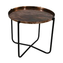 Großer Beistelltisch In Kupfer Aus Eisen - Beistelltisch Aeris