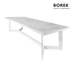 Großer Esstisch Eckig Von Borek Mit Alu/Dekton - Esstisch Arta