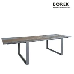 Großer Esstisch Für Den Garten Aus Aluminium Und Dekton Von Borek - Faro Esstisch