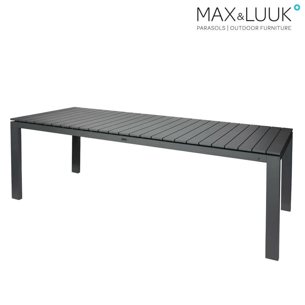 Großer Gartentisch Aus Aluminium - 220x90cm - Rechteckig - Max&Luuk - Morris Tisch 3 Großer Gartentisch Aus Aluminium - 220x90cm - Rechteckig - Max&Luuk - Morris Tisch