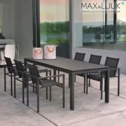 Großer Gartentisch Aus Aluminium - 220x90cm - Rechteckig - Max&Luuk - Morris Tisch 7 Großer Gartentisch Aus Aluminium - 220x90cm - Rechteckig - Max&Luuk - Morris Tisch -Gartentis Verkaufe grosser gartentisch aus aluminium 220x90cm rechteckig max luuk morris tisch3