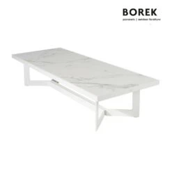 Großer Loungetisch 162cm Von Borek - Weiß - Arta Loungetisch