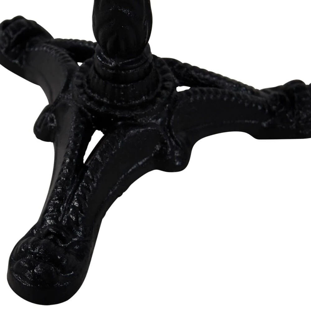 Gußeisen Beistelltisch Mit Weißer Marmorplatte - Beistelltisch Audra 5 Gußeisen Beistelltisch Mit Weißer Marmorplatte - Beistelltisch Audra – Bild 3