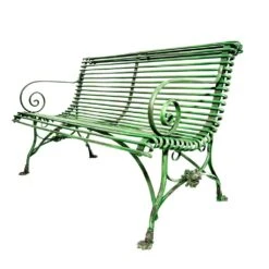 Gusseisen Sitzbank 2-Sitzer Für Den Garten Antik - Libretto