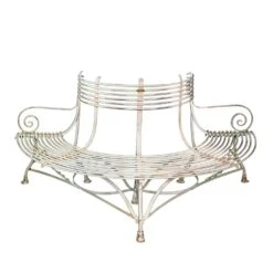 Halbrunde Bank Für Bäume Nostalgisch Antik - Egmond