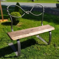 Handgeschmiedete Gartenbank Für 2 Personen Mit Holz - Panca Di Coppia 7 Handgeschmiedete Gartenbank Für 2 Personen Mit Holz - Panca Di Coppia -Gartentis Verkaufe handgeschmiedete gartenbank fuer 2 personen mit holz panca di coppia2