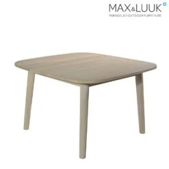 Heller Quadratischer Gartentisch Aus Teakholz Von Max & Luuk - Lennon Tisch