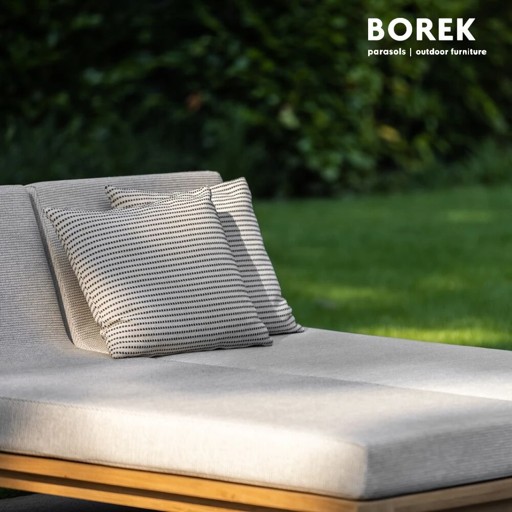 Hochwertiges Outdoor Tagesbett Von Borek Aus Teak Mit Polstern - Hybrid Tagesbett 4 Hochwertiges Outdoor Tagesbett Von Borek Aus Teak Mit Polstern - Hybrid Tagesbett – Bild 2