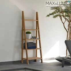 Hohes Regal Aus Teakholz Für Den Garten - Max&Luuk - Puck Regal -Gartentis Verkaufe hohes regal aus teakholz fuer den garten max luuk puck regal5