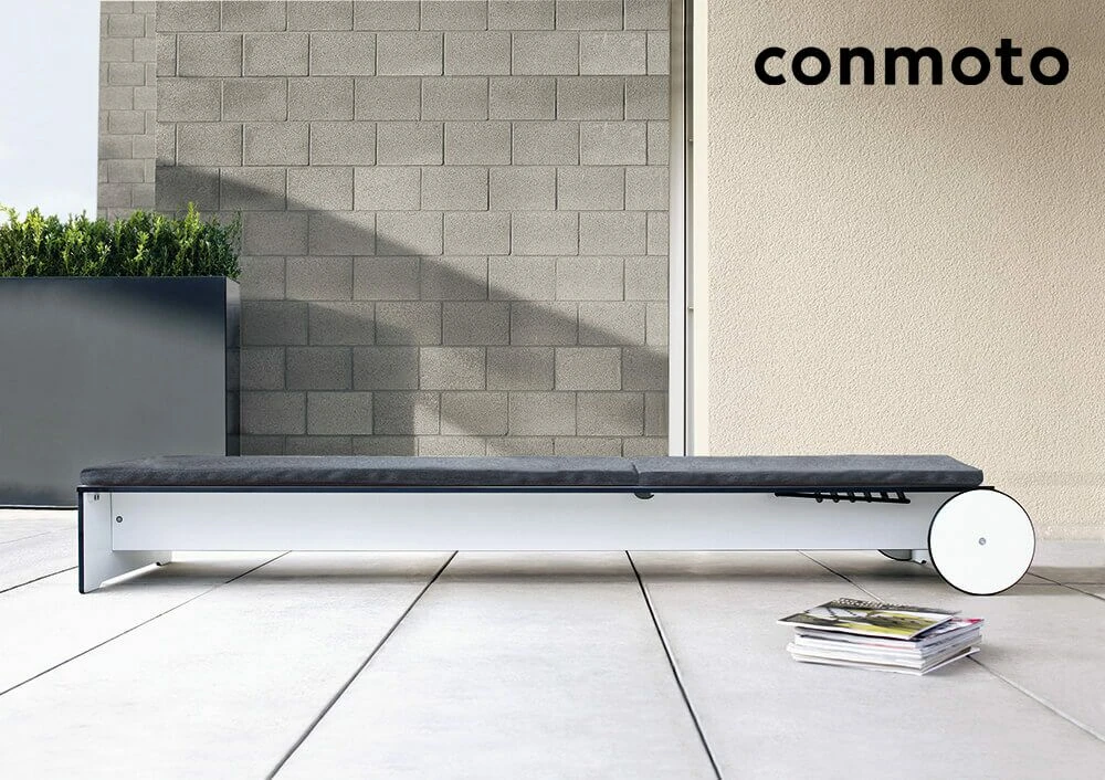 HPL Sonnenliege Mit Rollen - Verstellbare Rückenlehne - Riva Liege 4 HPL Sonnenliege Mit Rollen - Verstellbare Rückenlehne - Riva Liege – Bild 2