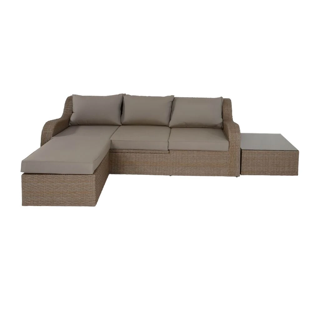 Individuelles Gartensofa Mit Hocker Und Tisch - Sitzmöbel Poan 5 Individuelles Gartensofa Mit Hocker Und Tisch - Sitzmöbel Poan – Bild 3