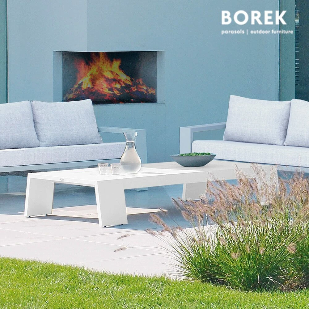 Kaffeetisch Für Den Garten - Borek - Aluminium - 32x183x91cm - Viking Couchtisch 3 Kaffeetisch Für Den Garten - Borek - Aluminium - 32x183x91cm - Viking Couchtisch