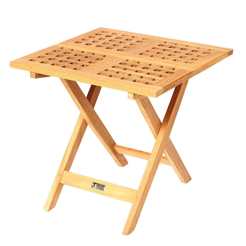 Klappbarer Garten Beistelltisch Aus Teakholz - Eckig - Toby Beistelltisch 3 Klappbarer Garten Beistelltisch Aus Teakholz - Eckig - Toby Beistelltisch