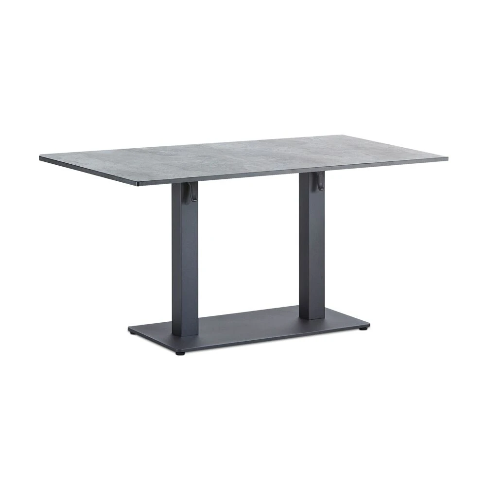 Klapptisch Aus Aluminium Mit HPL-Platte In Cementoptik - Ofinamo 3 Klapptisch Aus Aluminium Mit HPL-Platte In Cementoptik - Ofinamo