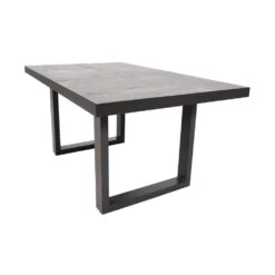 Klassischer 140cm Garten Esstisch Aus Aluminium Und Keramikplatten - Grimani