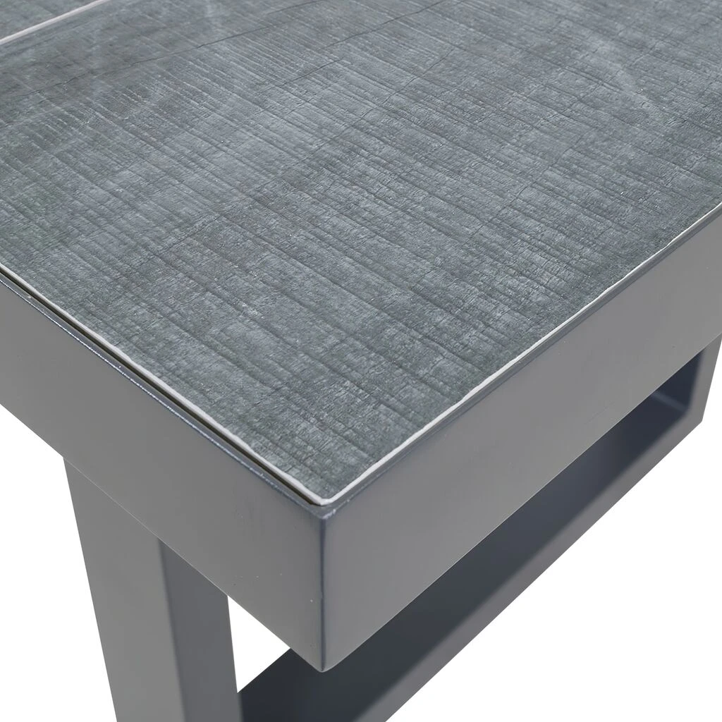 Klassischer 140cm Garten Esstisch Aus Aluminium Und Keramikplatten - Grimani 4 Klassischer 140cm Garten Esstisch Aus Aluminium Und Keramikplatten - Grimani – Bild 2