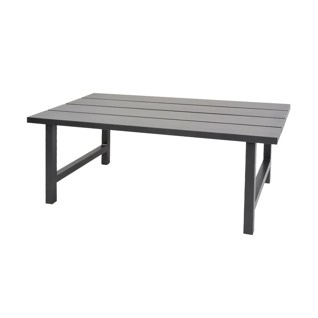 Klassischer Garten Loungetisch Aus Aluminium In Anthrazit - Verino 3 Klassischer Garten Loungetisch Aus Aluminium In Anthrazit - Verino