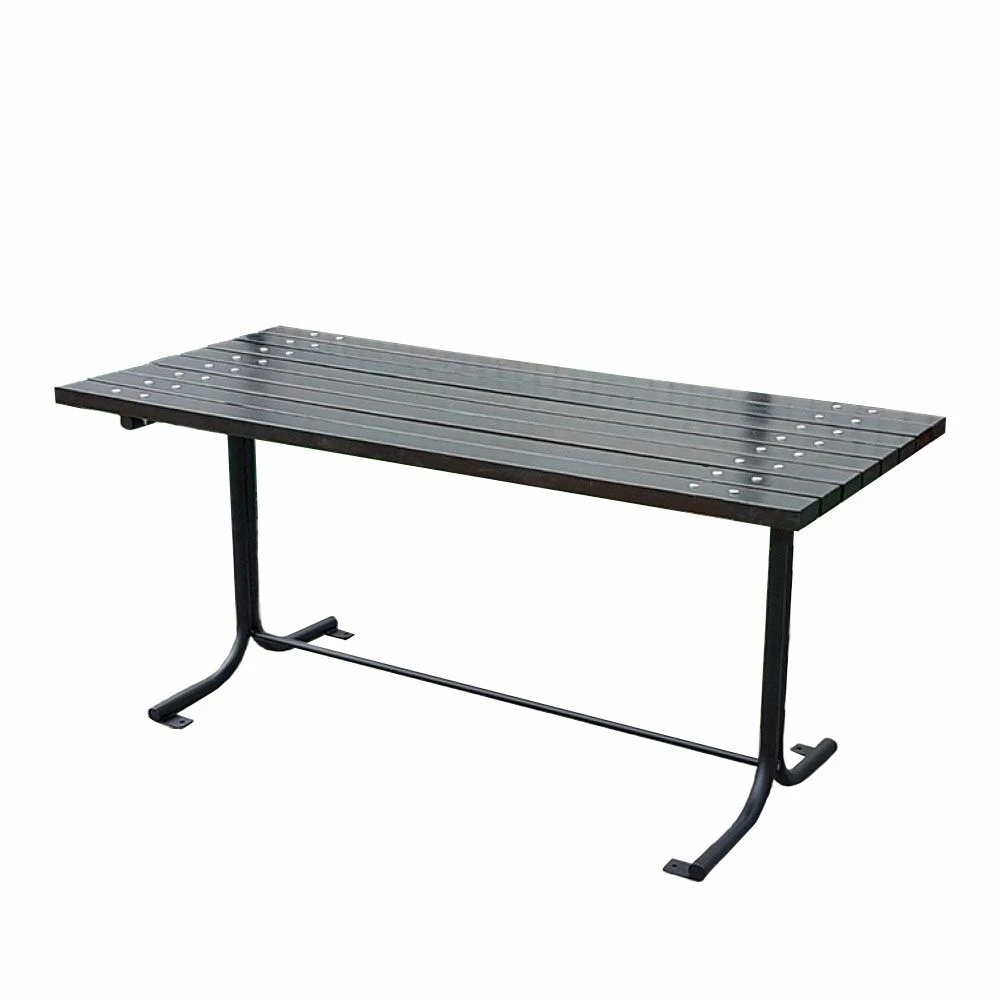 Klassischer Tisch Aus Holz Und Metall Für Gärten Und Parks - Arnas 3 Klassischer Tisch Aus Holz Und Metall Für Gärten Und Parks - Arnas