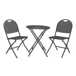 Kleines Bistroset In Anthrazit Für 2 Personen - Kaffeeset Plero