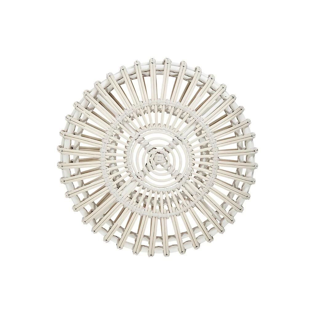 Kugeliger Beistelltisch Aus Alu Rattan In Verschiedenen Farben - Beistelltisch Vinni 4 Kugeliger Beistelltisch Aus Alu Rattan In Verschiedenen Farben - Beistelltisch Vinni – Bild 2