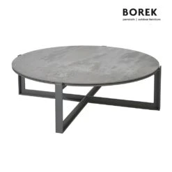 Loungetisch Rund 123cm Mit Alu & Dekton - Faro Gartentisch