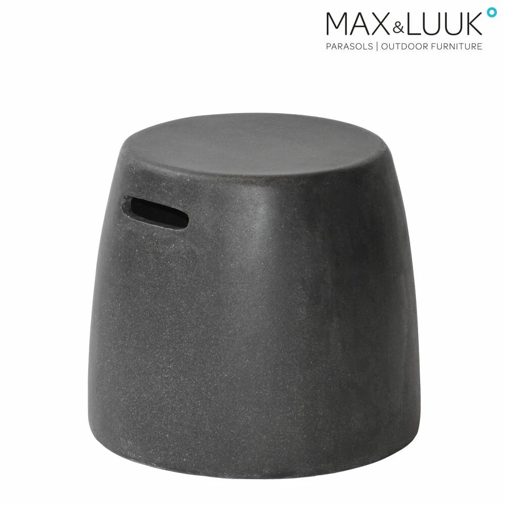 Max & Luuk Beistelltisch Aus Fiberglas Für Den Garten In Grau - Nick Hocker 3 Max & Luuk Beistelltisch Aus Fiberglas Für Den Garten In Grau - Nick Hocker