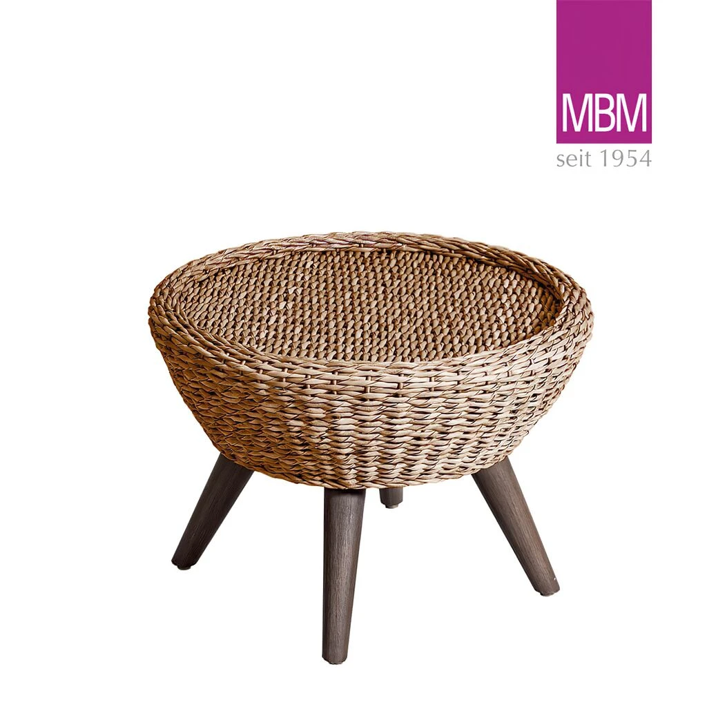MBM Beistelltisch Aus Resysta Und Mirotex Twist In Natur - Beistelltisch Ocean 3 MBM Beistelltisch Aus Resysta Und Mirotex Twist In Natur - Beistelltisch Ocean