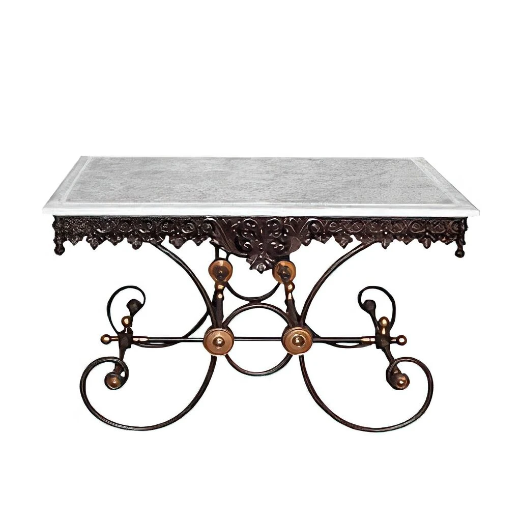 Metzgertisch Nostalgisch Mit Marmorplatte - Nestor 3 Metzgertisch Nostalgisch Mit Marmorplatte - Nestor