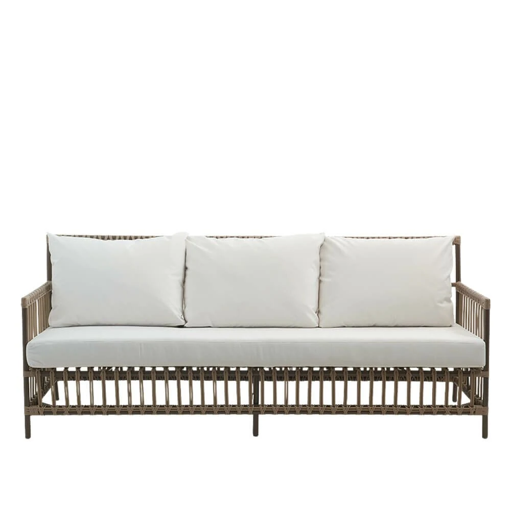 Moccafarbene Lounge Bank Für Drei Personen Mit Rückenlehne - Bank Caya 3 Moccafarbene Lounge Bank Für Drei Personen Mit Rückenlehne - Bank Caya – Bild 2