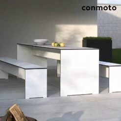 Moderne 3-Sitzer/6-Sitzer Bankgruppe Aus HPL - Gartenecke Riva -Gartentis Verkaufe moderne 3 sitzer 6 sitzer bankgruppe aus hpl gartenecke riva4