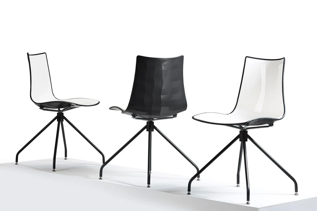 Moderne 6-Sitzer Essecke Mit Ausziehtisch Und Drehstühlen - Anthrazit/weiß - Efinie 7 Moderne 6-Sitzer Essecke Mit Ausziehtisch Und Drehstühlen - Anthrazit/weiß - Efinie – Bild 5