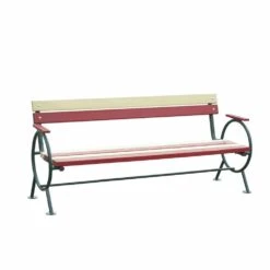 Moderne Parkbank Aus Metall Und Holz Mit Armlehne - Finia 5 Moderne Parkbank Aus Metall Und Holz Mit Armlehne - Finia -Gartentis Verkaufe moderne parkbank aus metall und holz mit armlehne finia2