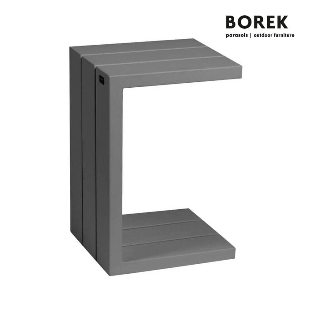 Moderner Ablagetisch Aus Aluminium - Anthrazit - Samos Beistelltisch 3 Moderner Ablagetisch Aus Aluminium - Anthrazit - Samos Beistelltisch