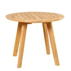 Moderner Runder Gartentisch Aus Teakholz - Darcey M Gartentisch