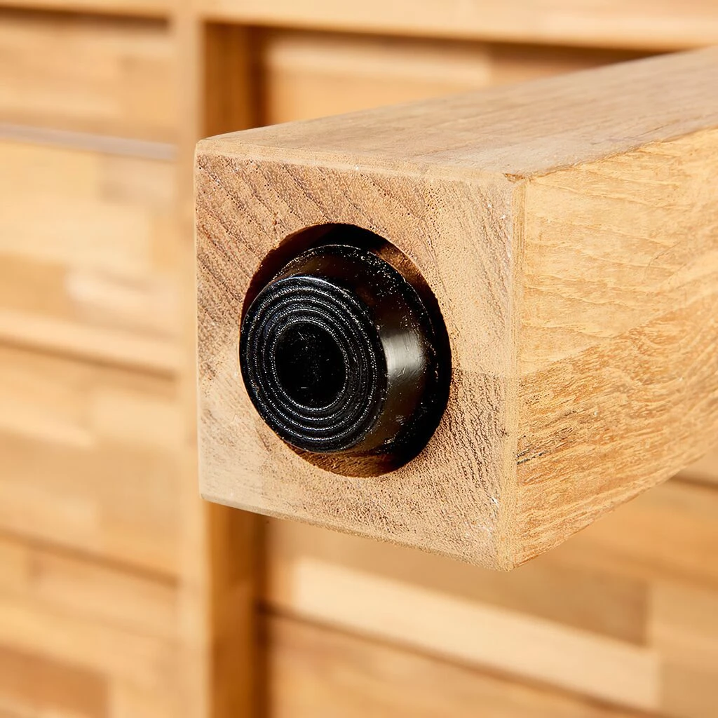 Moderner Runder Gartentisch Aus Teakholz - Darcey M Gartentisch 5 Moderner Runder Gartentisch Aus Teakholz - Darcey M Gartentisch – Bild 3